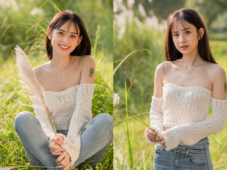 美女原图]芦苇丛中的小姐姐RAW原片14P-写真-RAW005