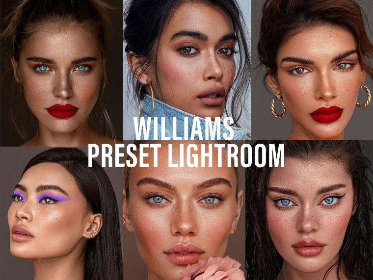 【Y005-肤色颜色分级-德国摄影师Tamara Williams塔玛拉·威廉姆斯预设 Perfect Skin Tones Presets