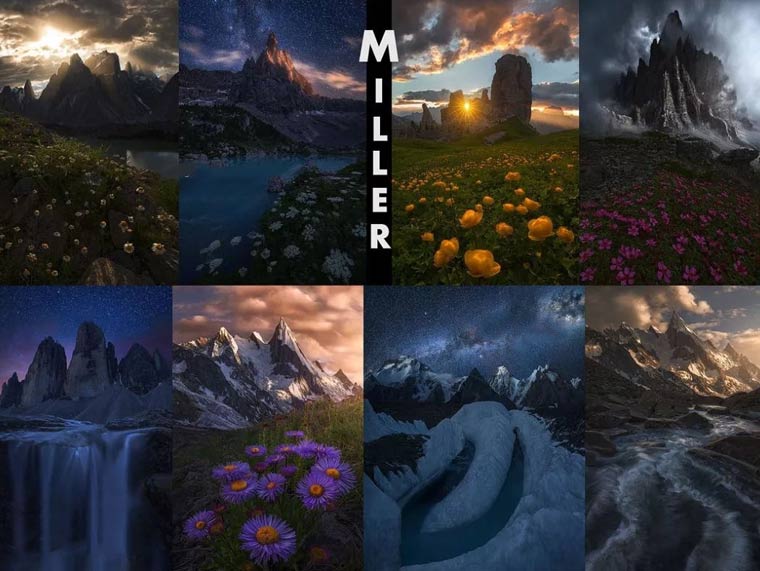 W006-风光摄影-极影 Miller姚明来风光摄影后期调色教程+作业素材